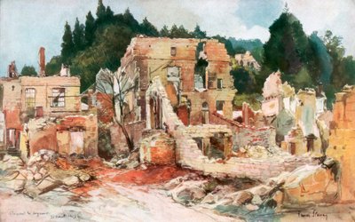 Clermont-en-Argonne, France, août 1915 - Francois Flameng