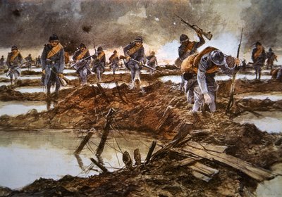 Cinq heures du matin 31.7.1917 - Francois Flameng