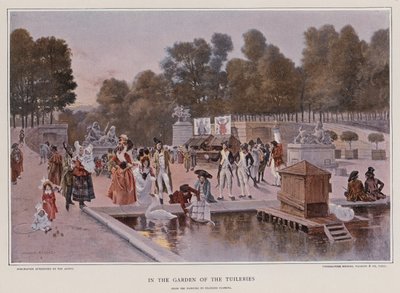 Dans le jardin des Tuileries - Francois Flameng