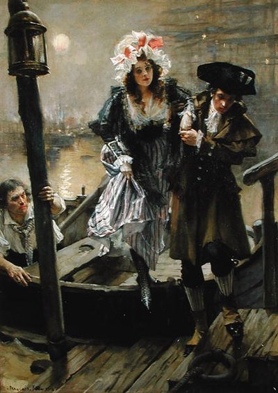 Sur la Tamise - Francois Flameng