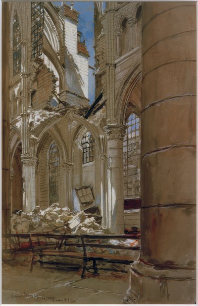 Soissons, 18 mai 1915 - Francois Flameng