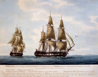 Navires Recherche et Espérance, employés par Antoine Bruny d