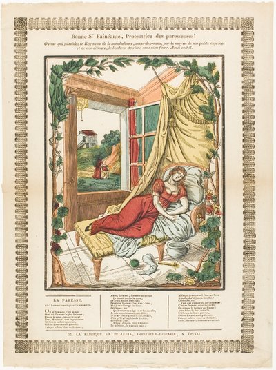 Bonne Ste. Fainéante, Protectrice des paresseuses! - Francois Georgin