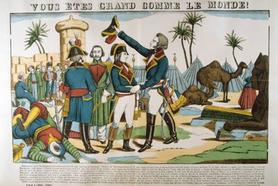 Napoléon et le général Kléber lors de l