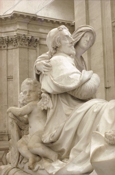 Détail du monument funéraire d