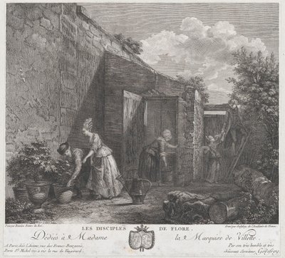 Les Disciples de Flora, 1778 - Francois Godefroy