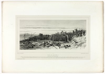 Capture of Bastion no. 9, from Souvenirs d’Italie: Expédition de Rome - Francois Hippolyte Lalaisse