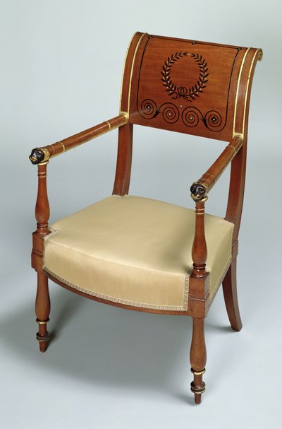 Fauteuil de Fontainebleau, 1796-1803 - Francois Honore Georges Jacob Desmalter