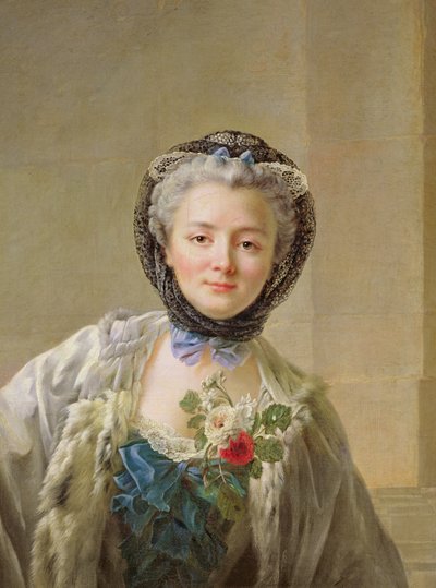 Portrait de Madame Drouais (vers 1732-vers 1815) vers 1758 - Francois Hubert Drouais