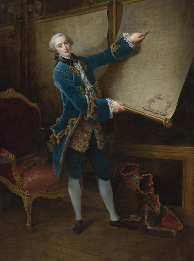 Portrait du Comte de Vaudreuil 1740-1817 - Francois Hubert Drouais