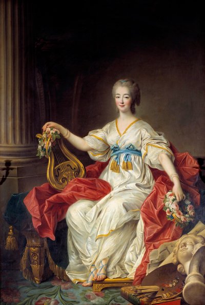 Portrait de la Comtesse Jeanne (Bécu) du Barry - Francois Hubert Drouais