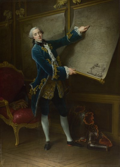 Le Comte de Vaudreuil, 1758 - Francois Hubert Drouais