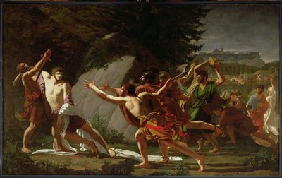 Mort de Caius Gracchus (vers 159-121 av. J.-C.) 1792-97 - Francois Jean Baptiste Topino Lebrun