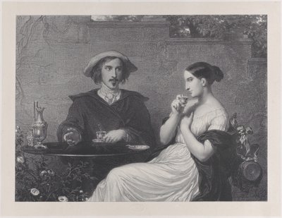 Le Café, 1840 - Francois Joseph Aime de Lemud
