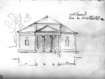 Croquis architectural de 