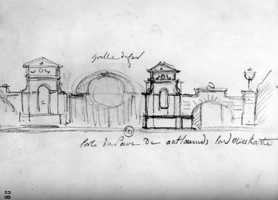Croquis architectural de 