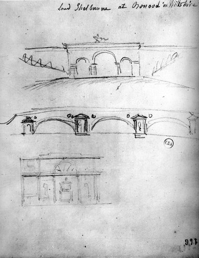Croquis architectural de 
