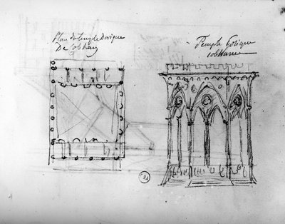 Croquis architectural de 