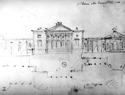 Croquis architectural de 
