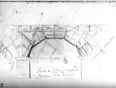 Croquis architectural de 