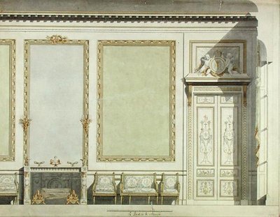 Conception pour la Maison de la Duchesse de Mazarin, vers 1777 - Francois Joseph Belanger