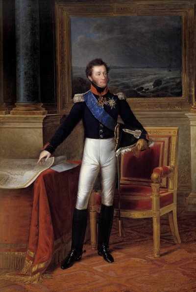 Portrait en pied de Louis Antoine d
