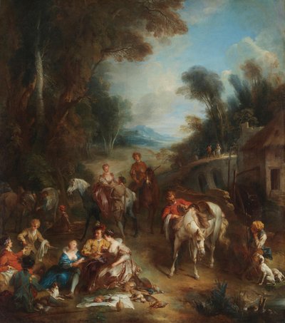 Une partie de chasse - François Lemoyne