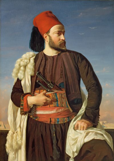 Portrait de Leconte de Floris en uniforme de l