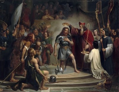 Baptême de Clovis à Reims, 25 décembre 496 - Francois Louis Dejuinne