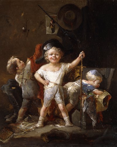 Se déguiser - Francois Louis Lanfant de Metz