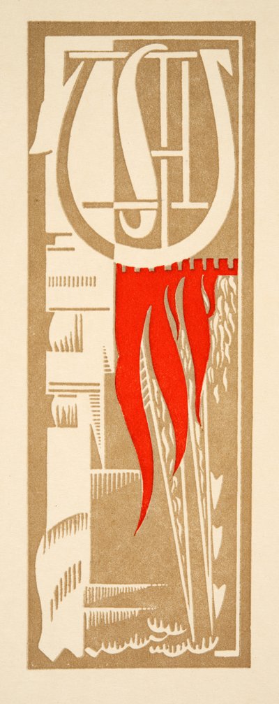 Illustration graphique de Prométhée Enchaîné par Eschyle, pub. 1941 - Francois Louis Schmied