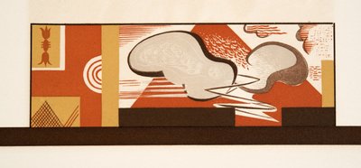 Illustration graphique de Prométhée Enchaîné par Eschyle, pub. 1941 - Francois Louis Schmied