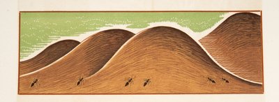 Illustration graphique de Prométhée Enchaîné par Eschyle, pub. 1941 - Francois Louis Schmied