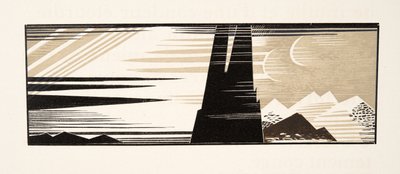 Illustration graphique de Prométhée Enchaîné par Eschyle, pub. 1941 - Francois Louis Schmied
