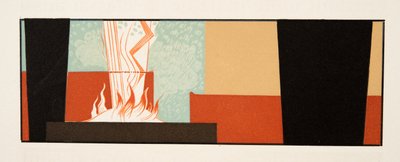 Illustration graphique de Prométhée Enchaîné par Eschyle, pub. 1941 - Francois Louis Schmied
