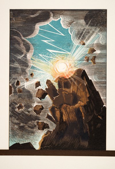 Illustration de Prométhée Enchaîné par Eschyle, pub. 1941 - Francois Louis Schmied