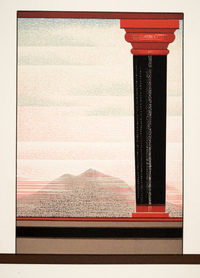 Illustration de Prométhée Enchaîné par Eschyle, pub. 1941 - Francois Louis Schmied