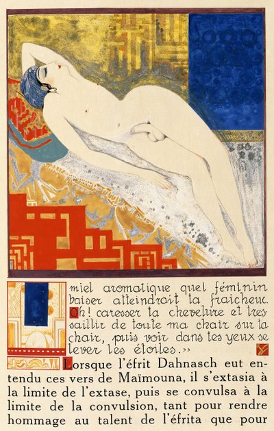 Nu masculin allongé, de 