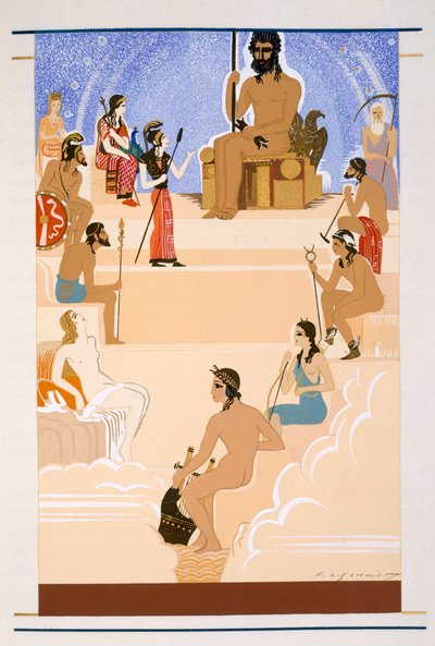 Le culte de Zeus, une illustration de 