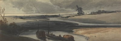 Scène de canal français, 1810 - Francois Louis Thomas Francia