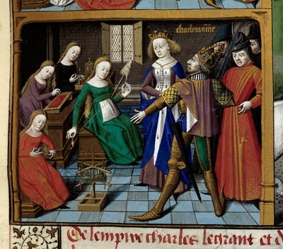 Scènes de la vie de Charlemagne (742-814) - Maître François
