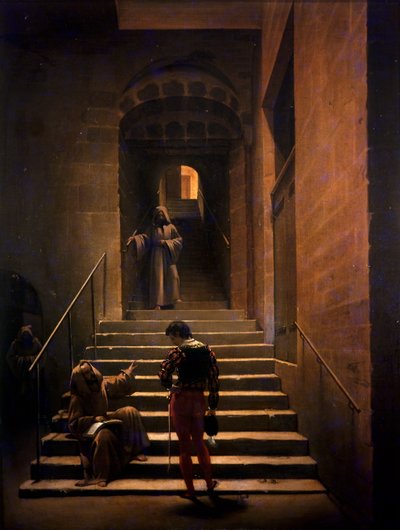 Intérieur de couvent à Rome - Francois Marius Granet
