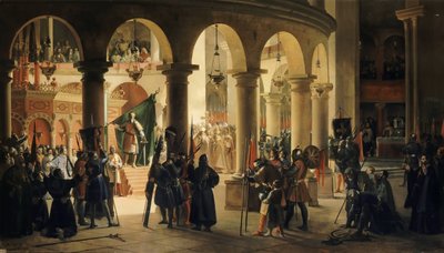 Godefroy de Bouillon dépose dans l