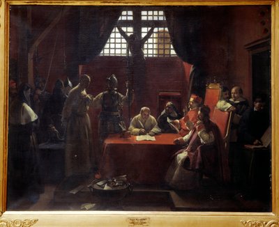 Interrogatoire de Savonarole - Francois Marius Granet