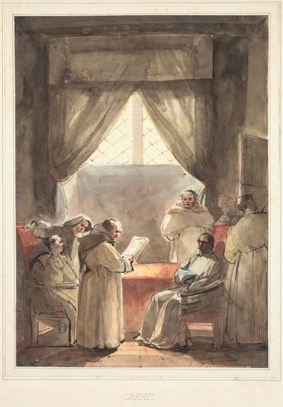 Les moines - Francois Marius Granet