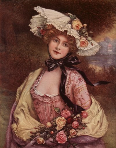 Ses lèvres avec toute la teinte des roses - Francois Martin Kavel