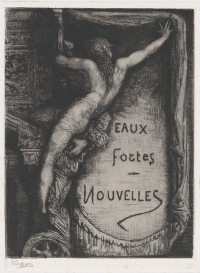 Couverture pour Eaux Fortes Nouvelles, fin du XIXe siècle - Francois Nicolas Chifflart