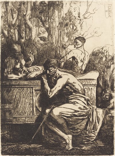 Méditation - Francois Nicolas Chifflart