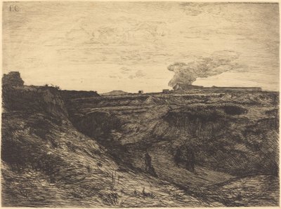 Carrière près de Montmartre - Francois Nicolas Chifflart