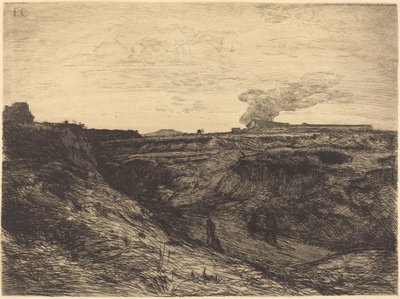 Carrière près de Montmartre - Francois Nicolas Chifflart